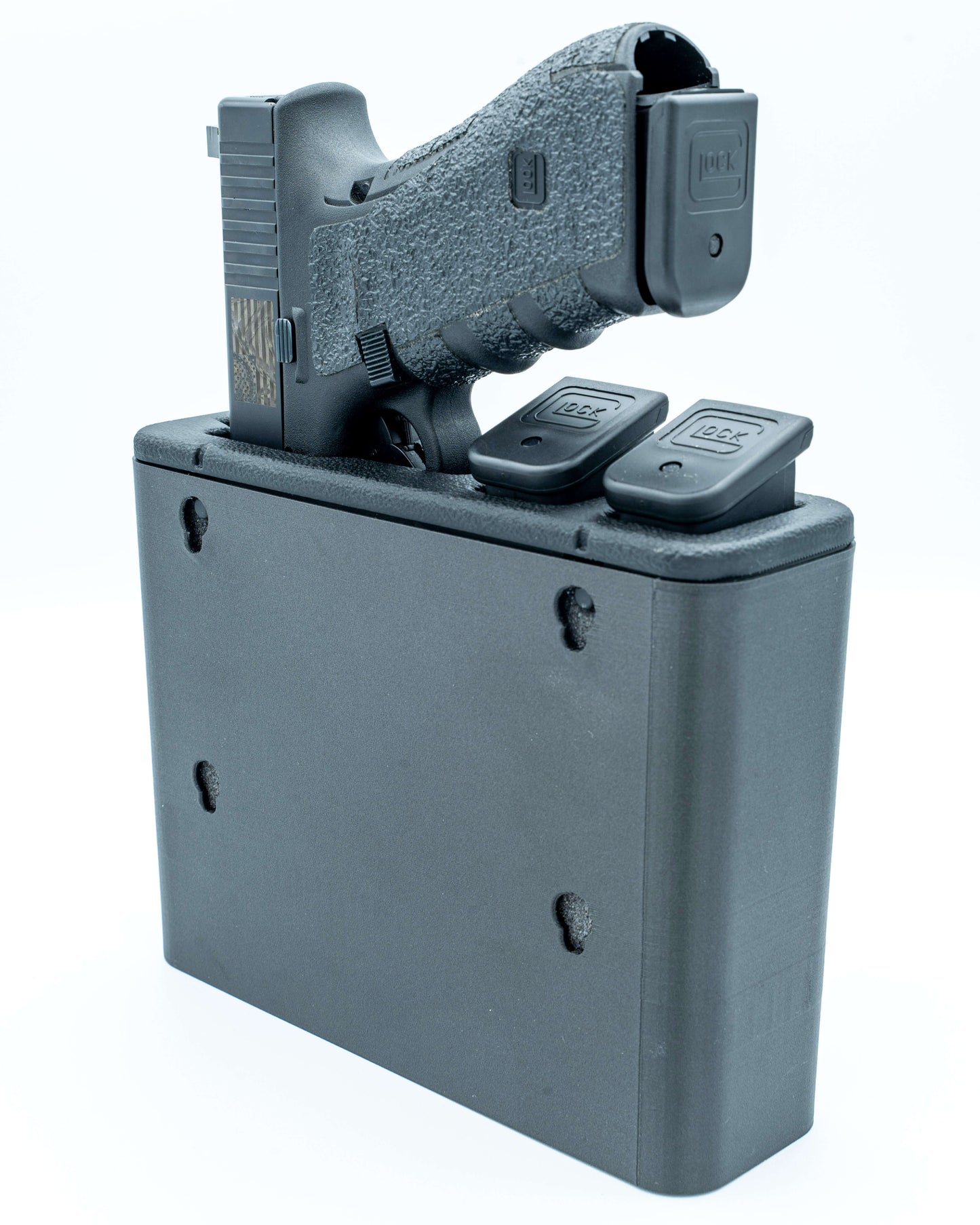 TacBox FS (Large) - Full Size to SubCompact Handgun Mountable Fast Access Holster Box