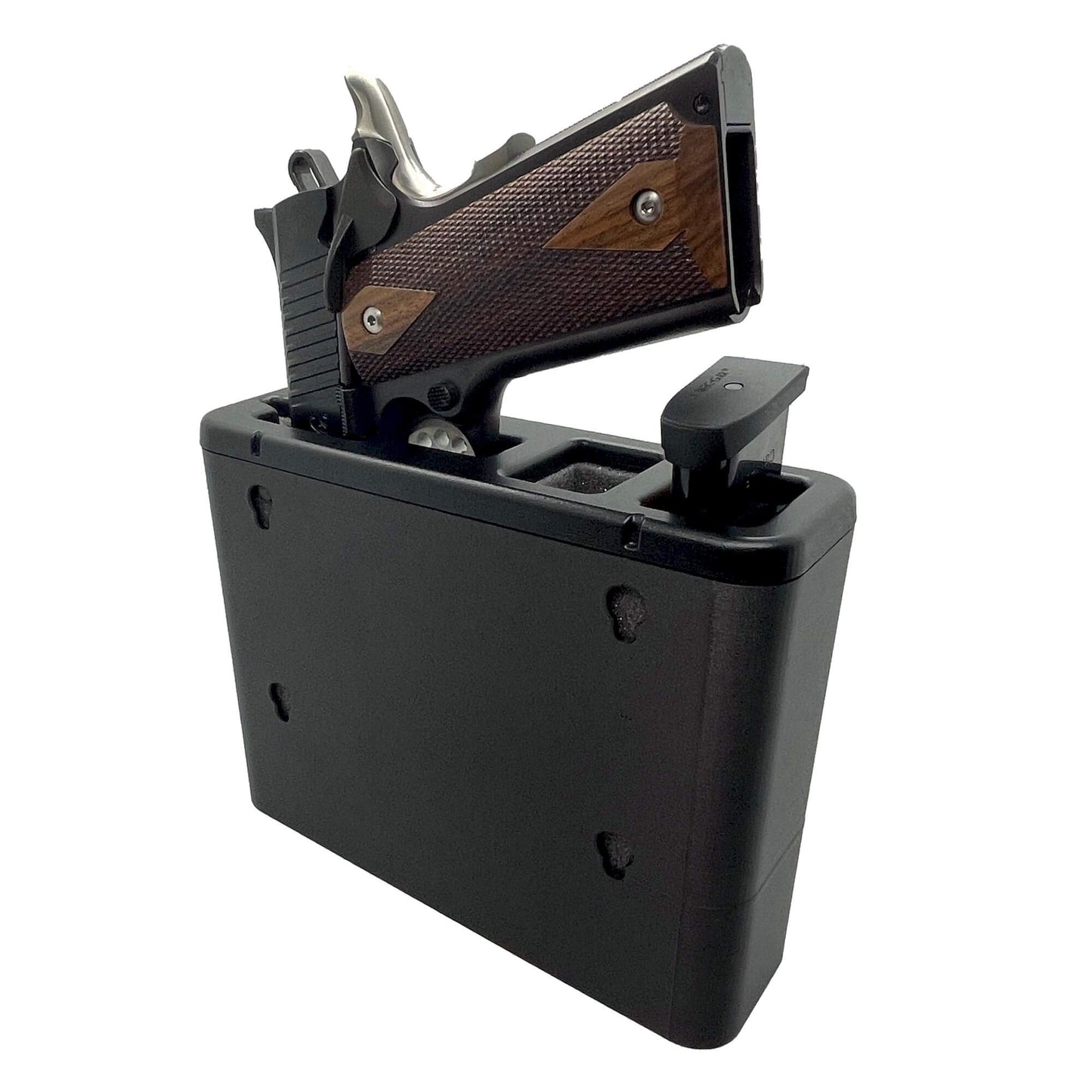 TacBox FS (Large) - Full Size to SubCompact Handgun Mountable Fast Access Holster Box