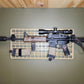 TacPack Brackets 1" Gun Holder Kit