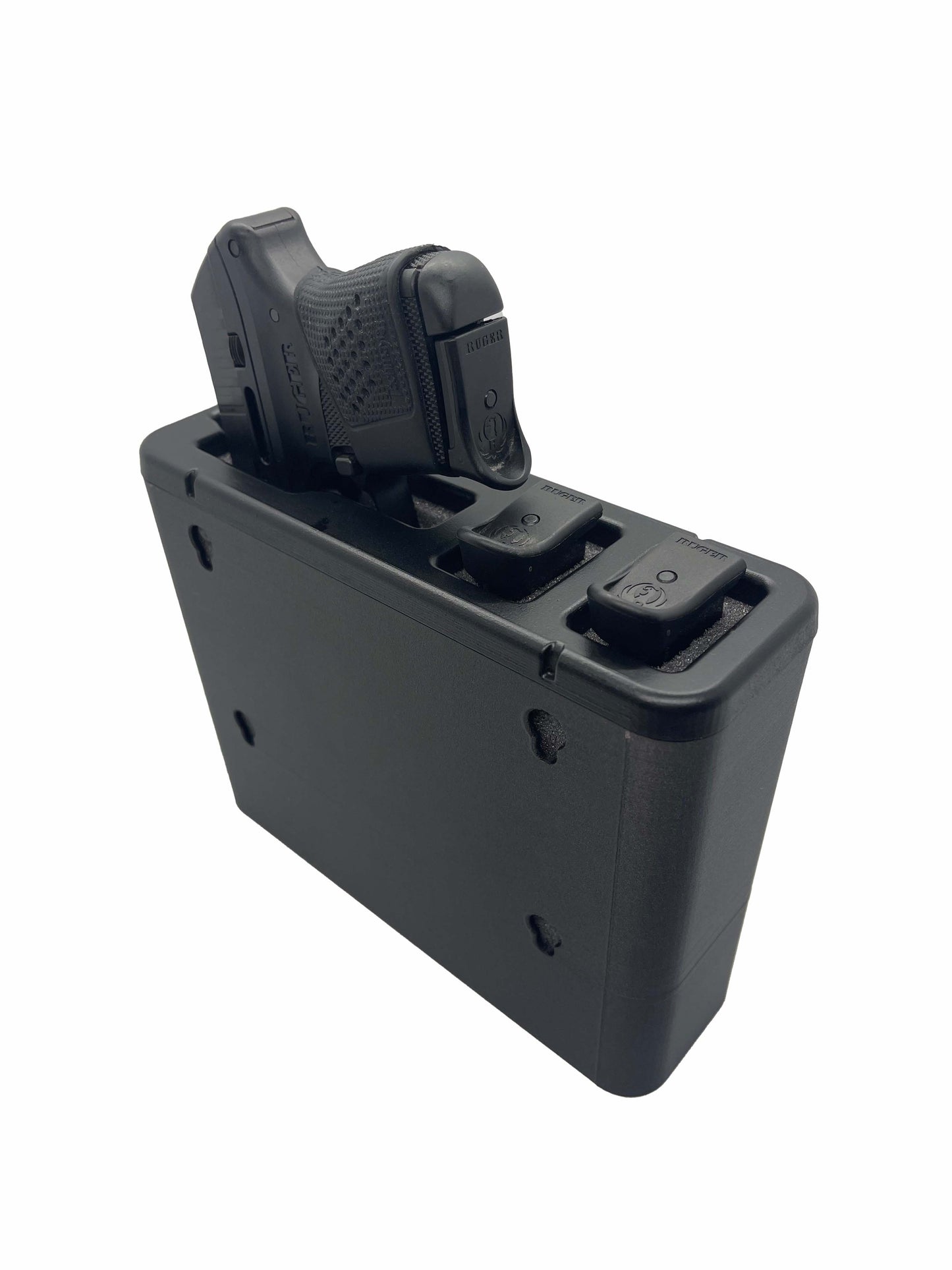 TacBox FS (Large) - Full Size to SubCompact Handgun Mountable Fast Access Holster Box